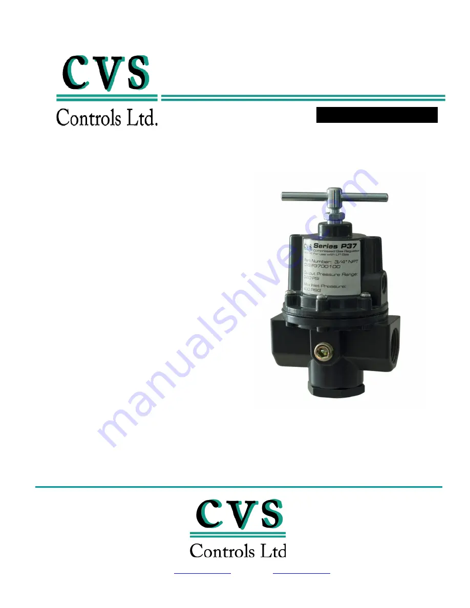 CVS Controls P37 Instruction Manual Download Page 1