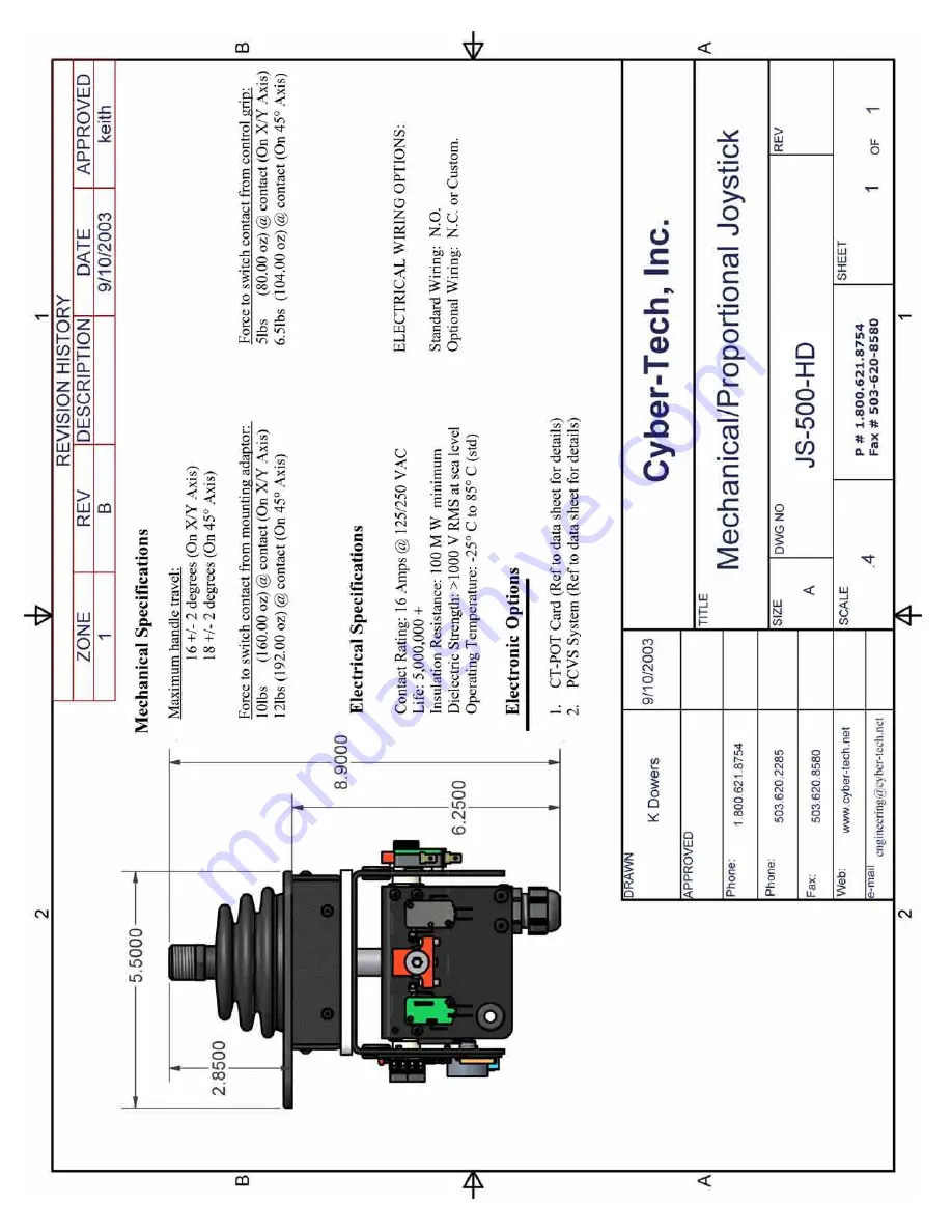 Cyber-Tech JS-500-HD Series Mounting Instructions Download Page 5