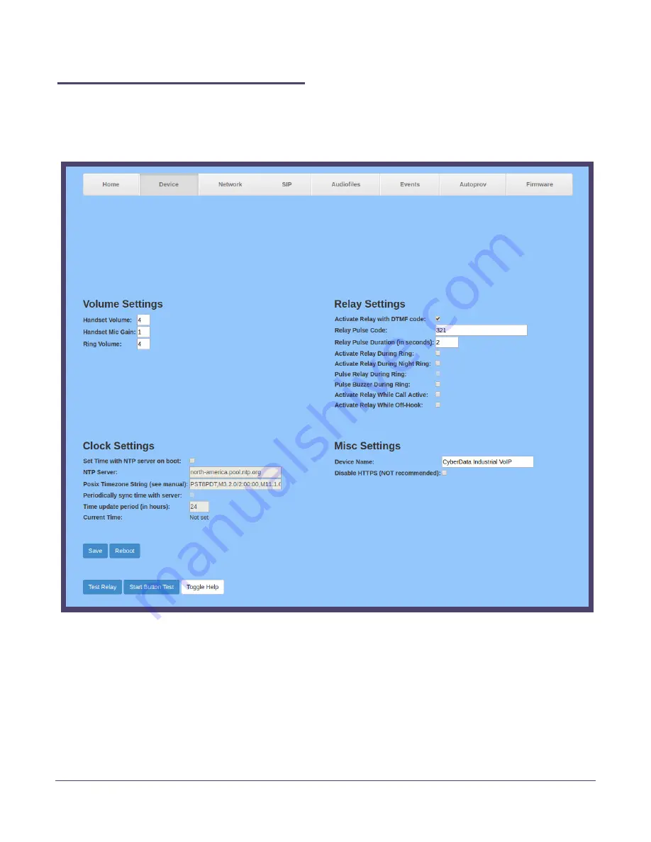 CyberData 011460 Operation Manual Download Page 32