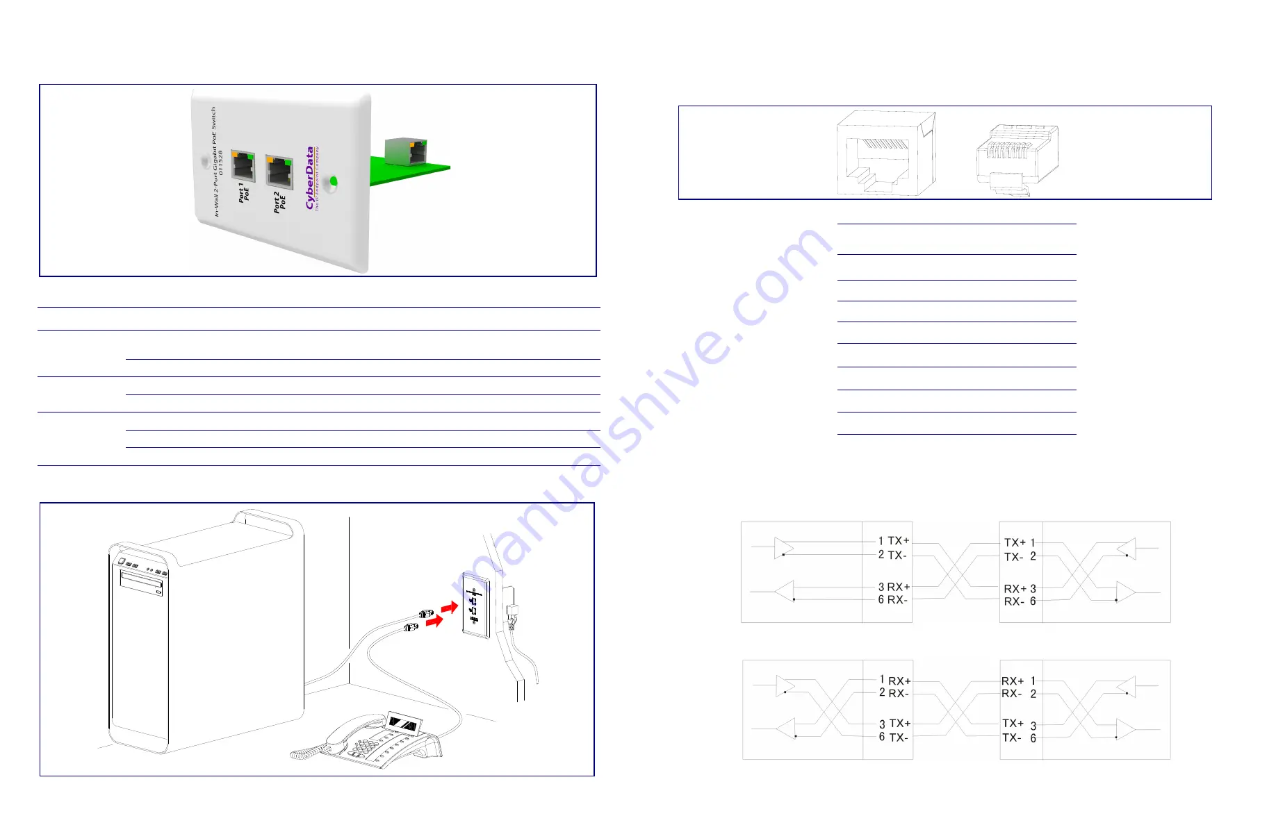 CyberData 011528 Installation Quick Reference Download Page 2