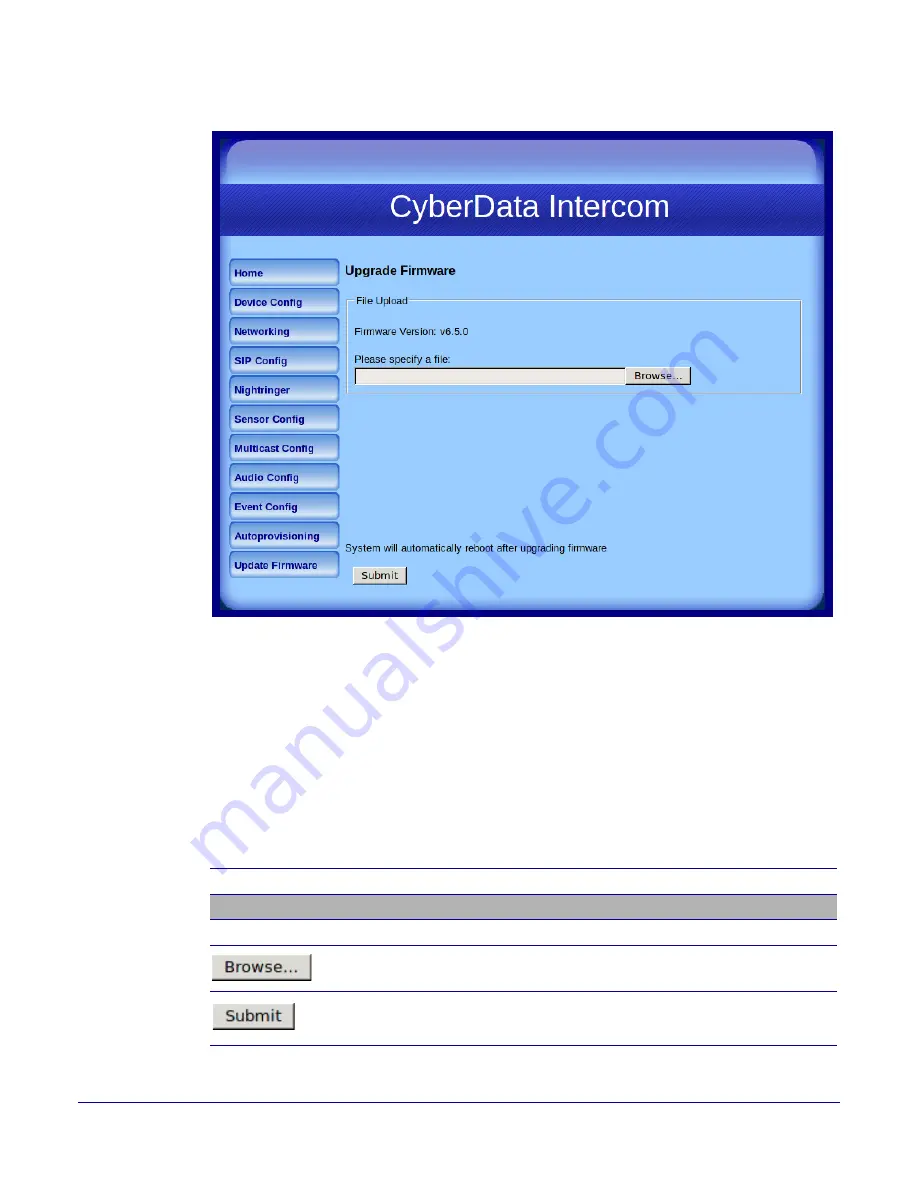 CyberData 10935 Operation Manual Download Page 72