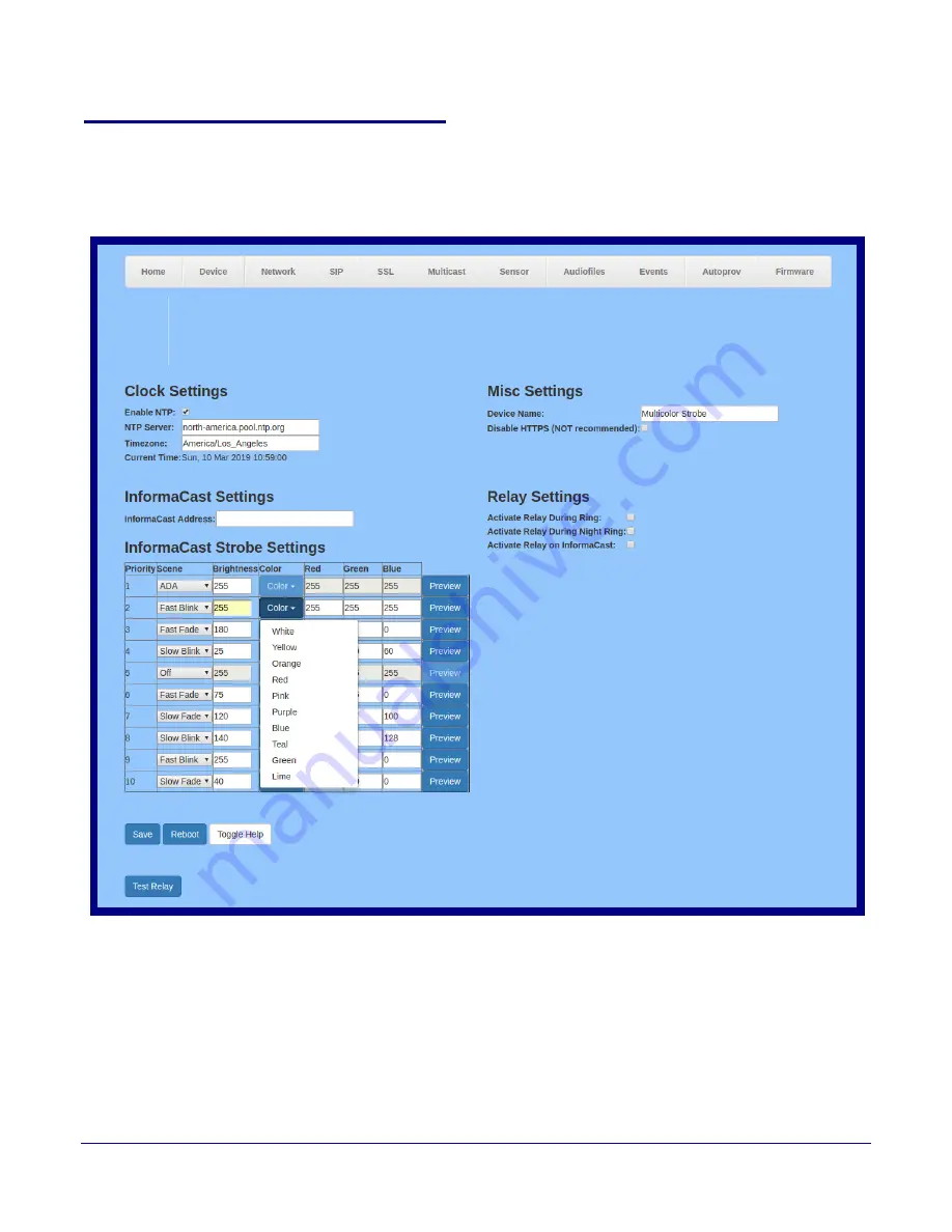 CyberData Singlewire InformaCast Series Operation Manual Download Page 33