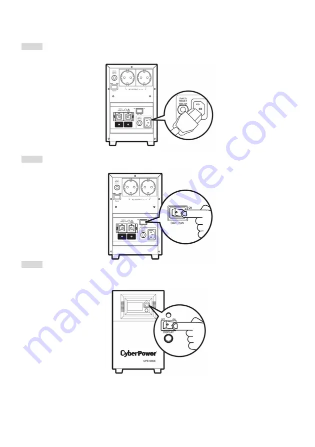 CyberPower CPS1000E Скачать руководство пользователя страница 48