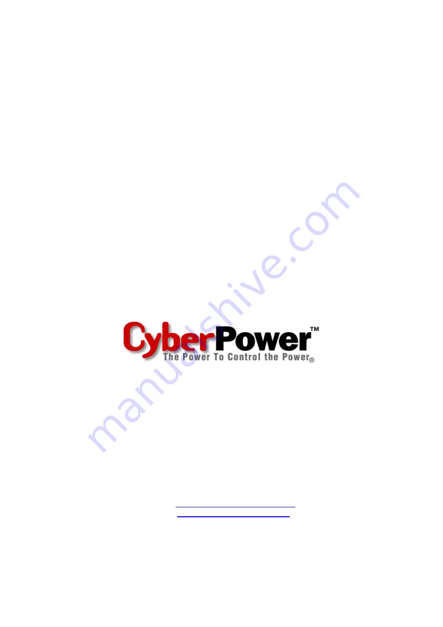 CyberPower CPS625AVR User Manual Download Page 17