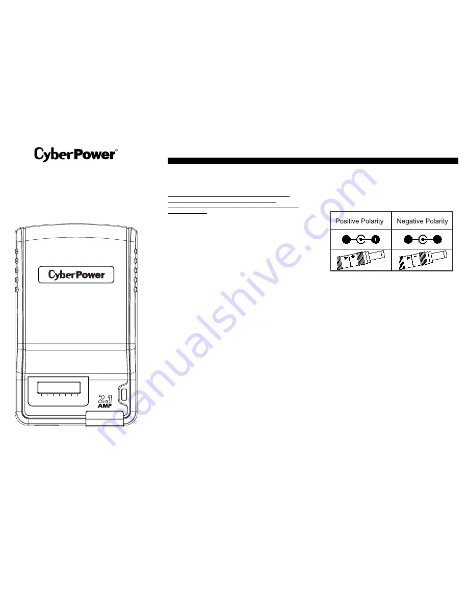 CyberPower CPUAC1U1300 User Manual Download Page 1