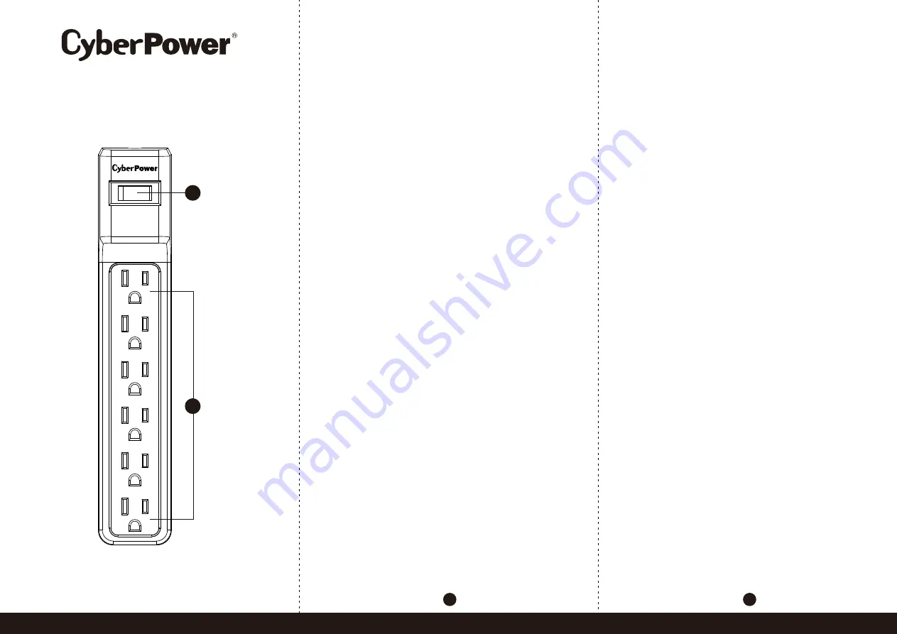 CyberPower CSB6012 User Manual Download Page 1