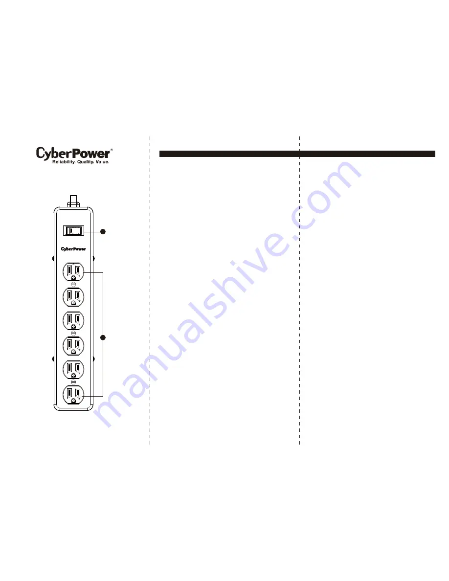 CyberPower CSB606M Скачать руководство пользователя страница 1