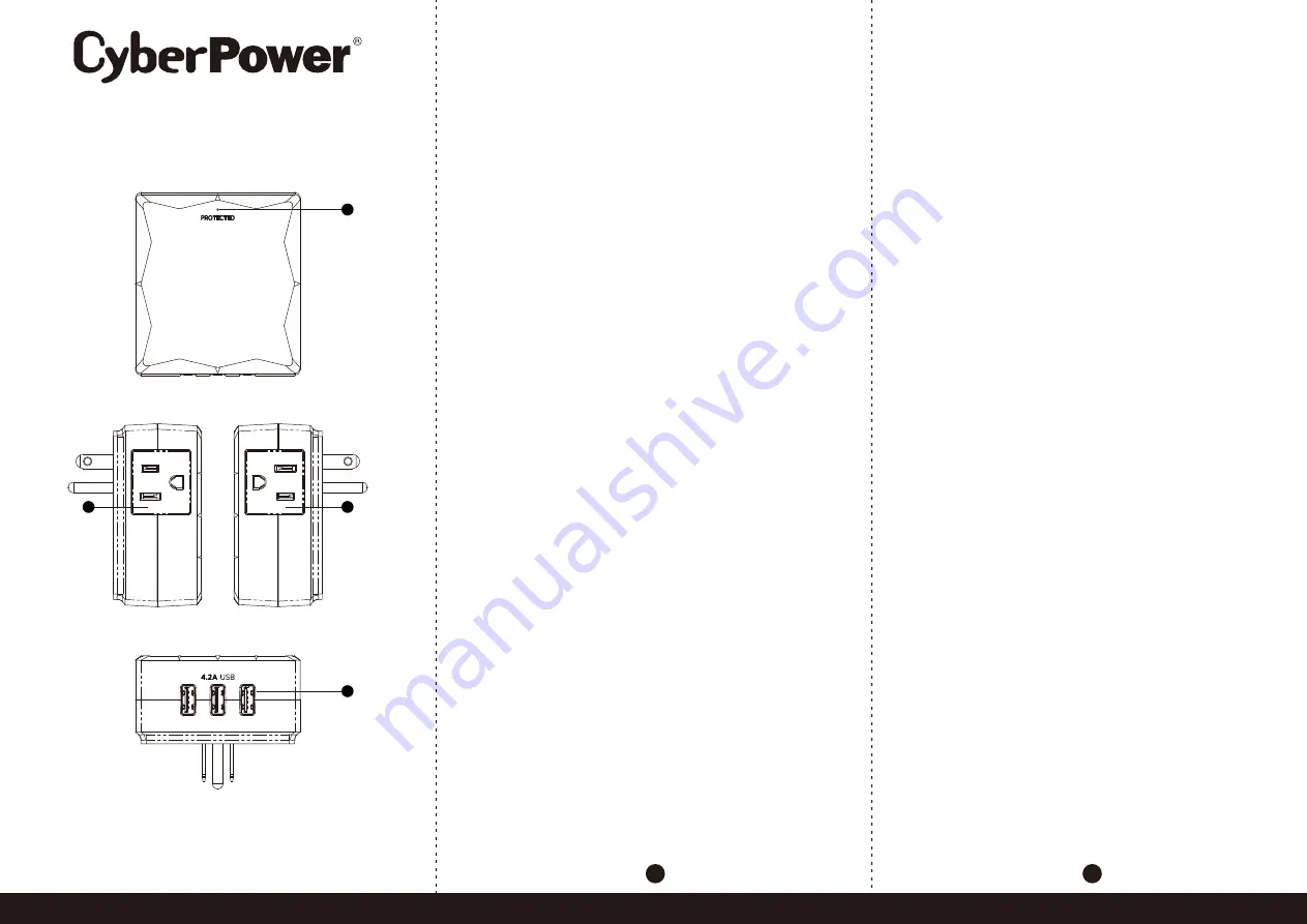 CyberPower P2WU Скачать руководство пользователя страница 1