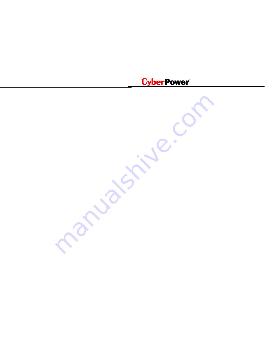 CyberPower UR500 Instructions Manual Download Page 5