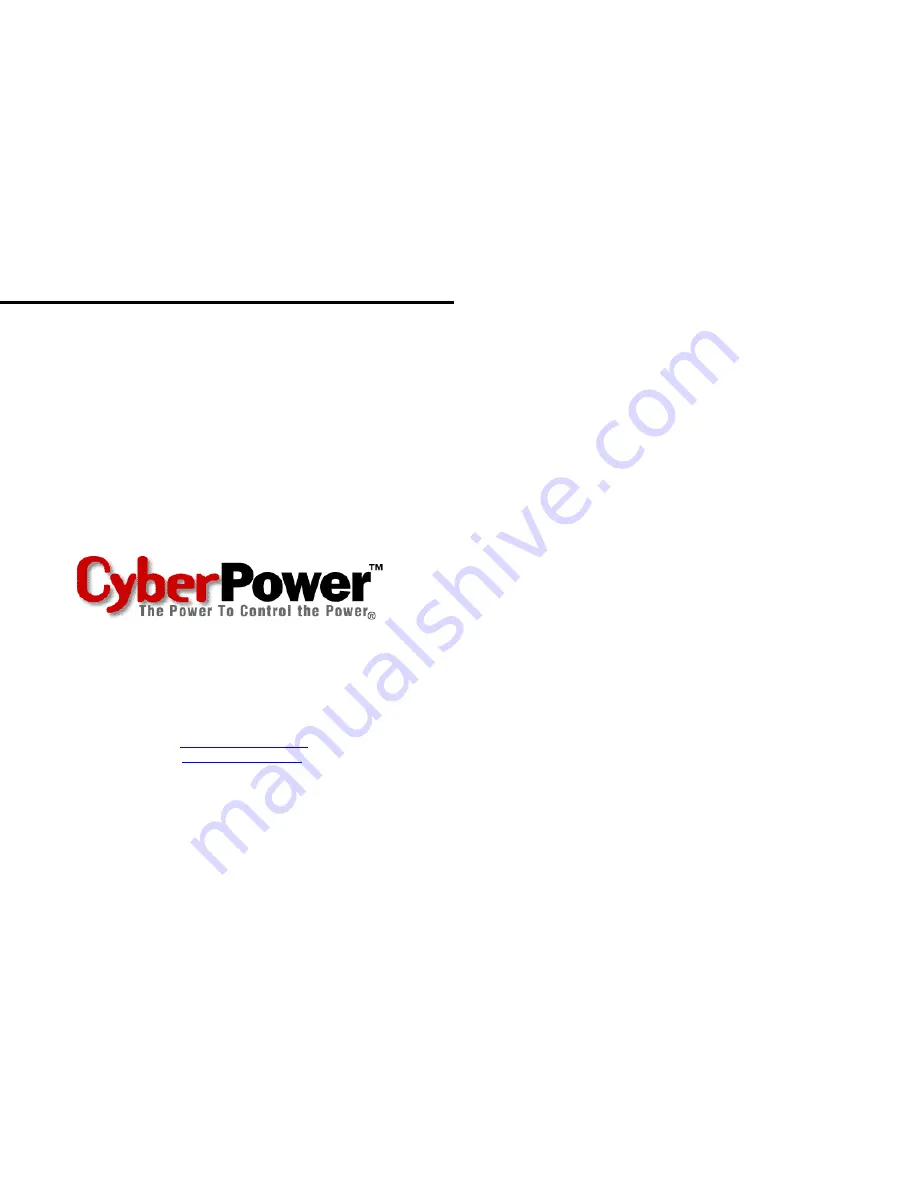 CyberPower UR500 Instructions Manual Download Page 7