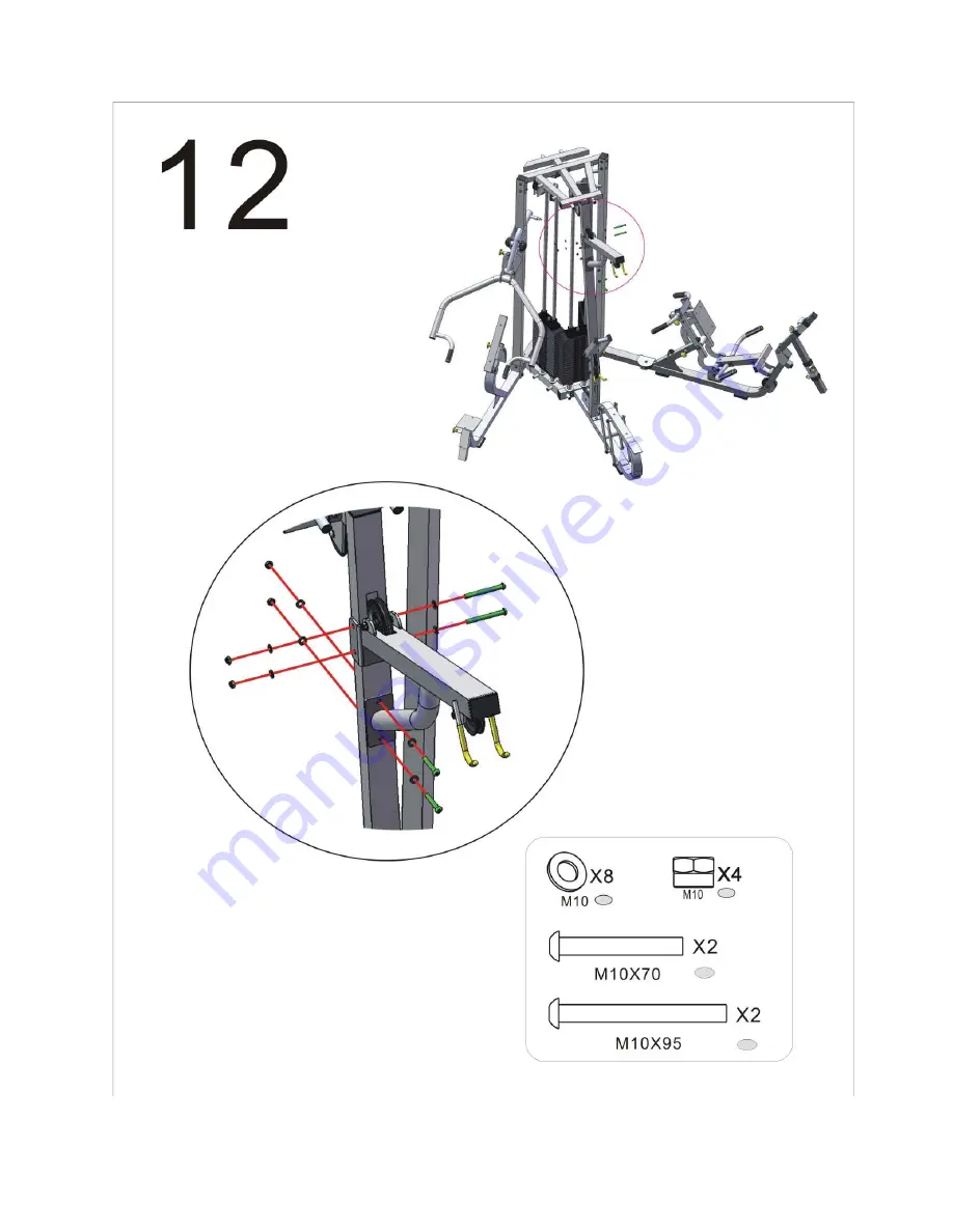 CYBEX MG-525 Owner'S And Service Manual Download Page 34