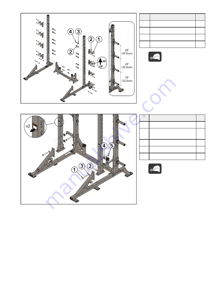 CYBEX Structure ST-FSS Assembly Instructions Manual Download Page 16