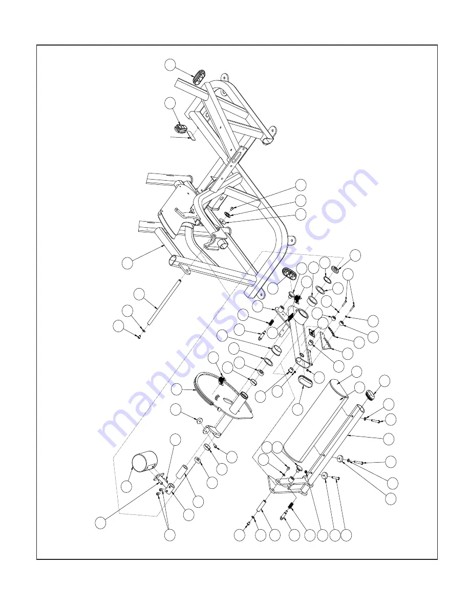 CYBEX VR1 Lat/Row Owner'S And Service Manual Download Page 36