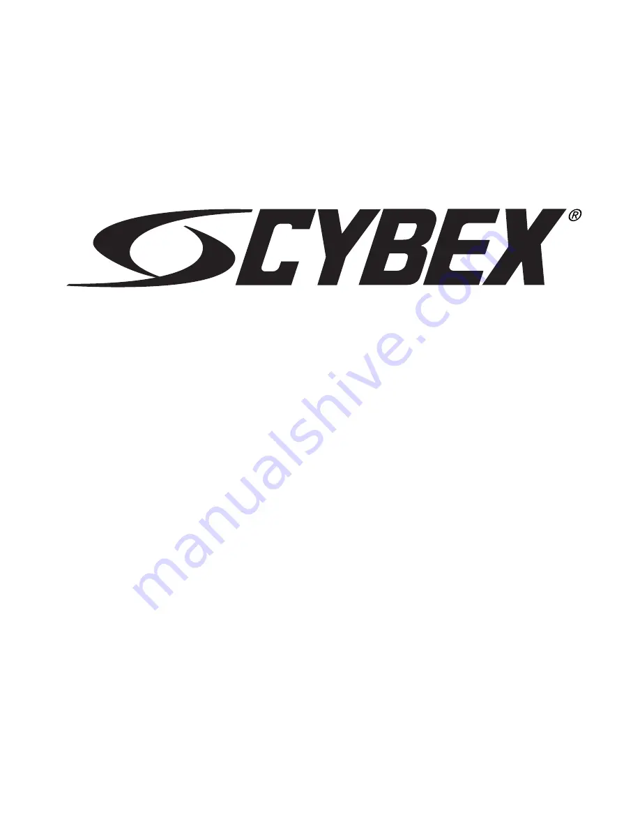 CYBEX VR1 Lat/Row Owner'S Manual Download Page 3