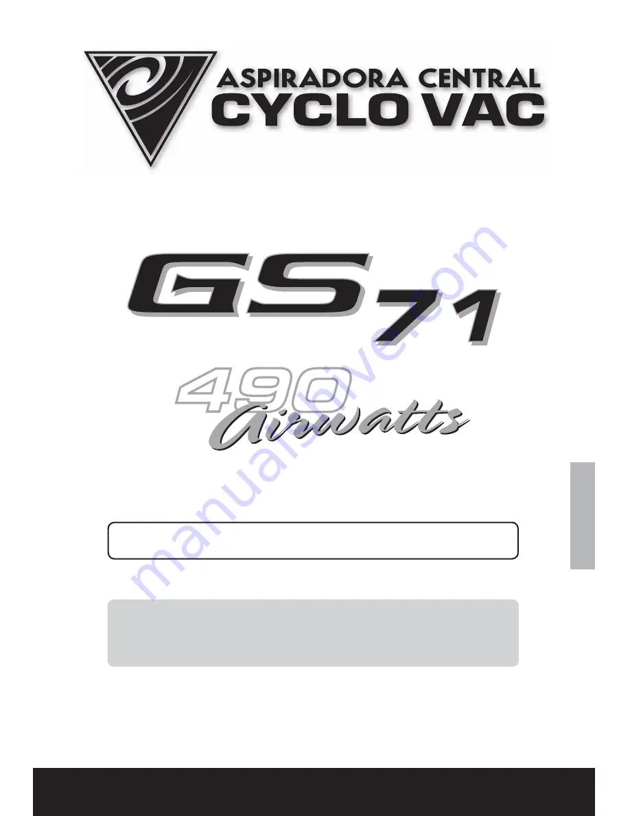 Cyclo Vac GS 70 Скачать руководство пользователя страница 41