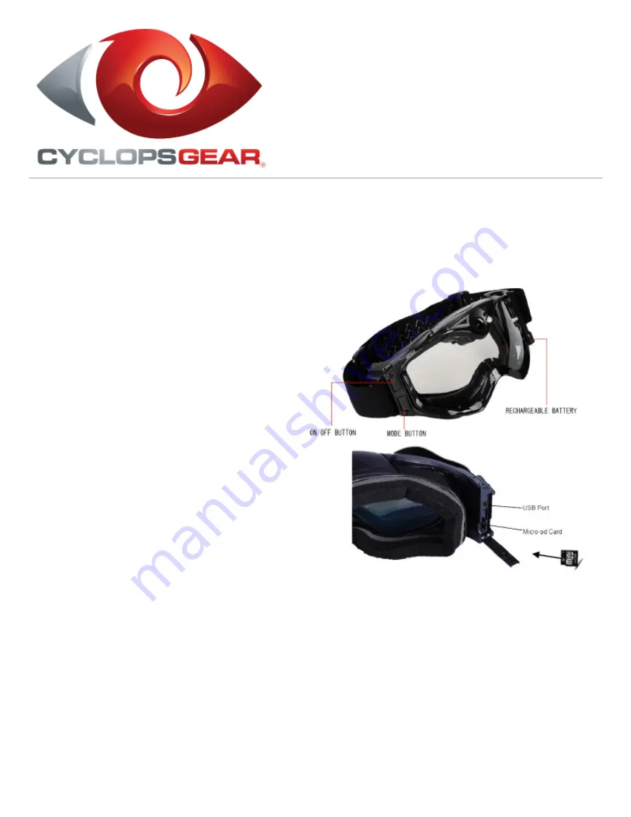 Cyclops Gear Hd720p Snow Manual Download Page 1