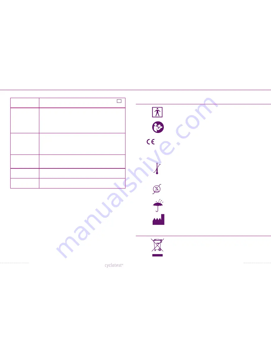 cyclotest 2 plus Instructions For Use Manual Download Page 83