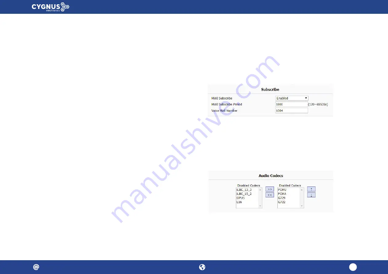 Cygnus VRX-510W User Manual Download Page 59