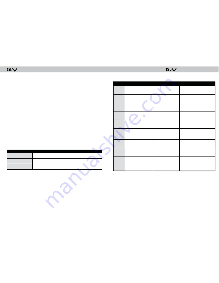 CYL-V DV301 User Manual Download Page 8