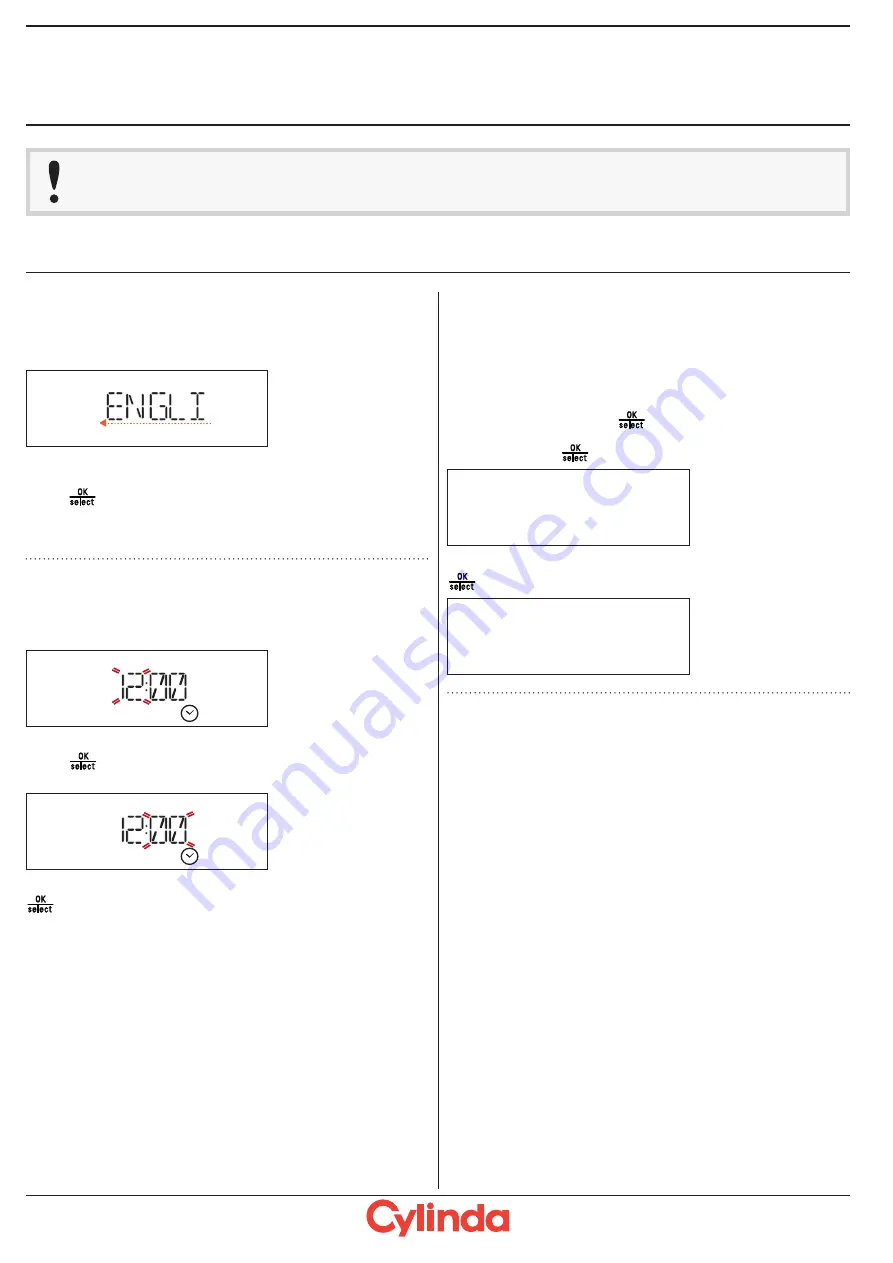 Cylinda IBU 98 P RFS User Manual Download Page 40