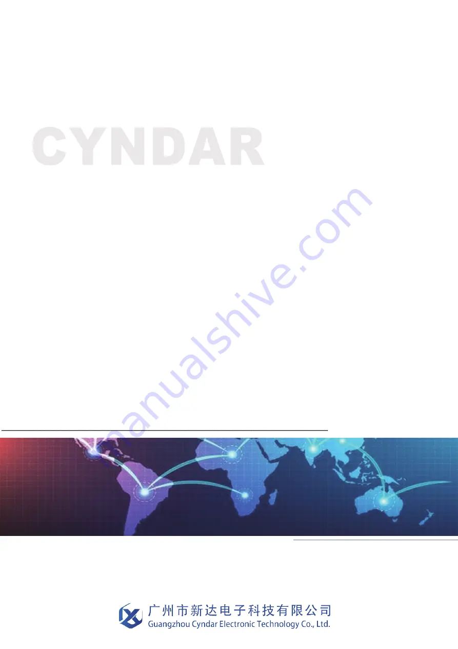 Cyndar Electronic Technology XD-TOF-25 Operating Instructions Manual Download Page 42