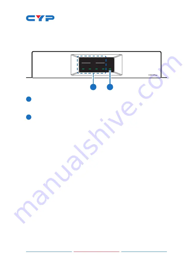 CYP CDPS-4KQ-AD Operation Manual Download Page 8