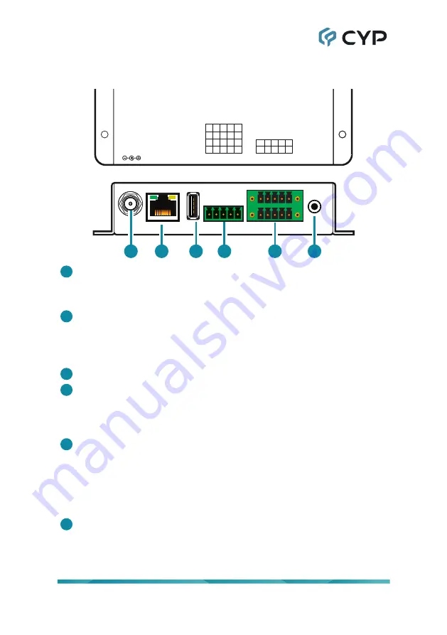 CYP CDPS-CS6 Operation Manual Download Page 9