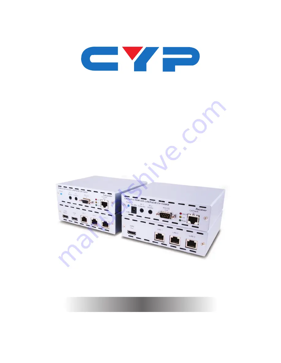 CYP CH-1109RX Operation Manual Download Page 1