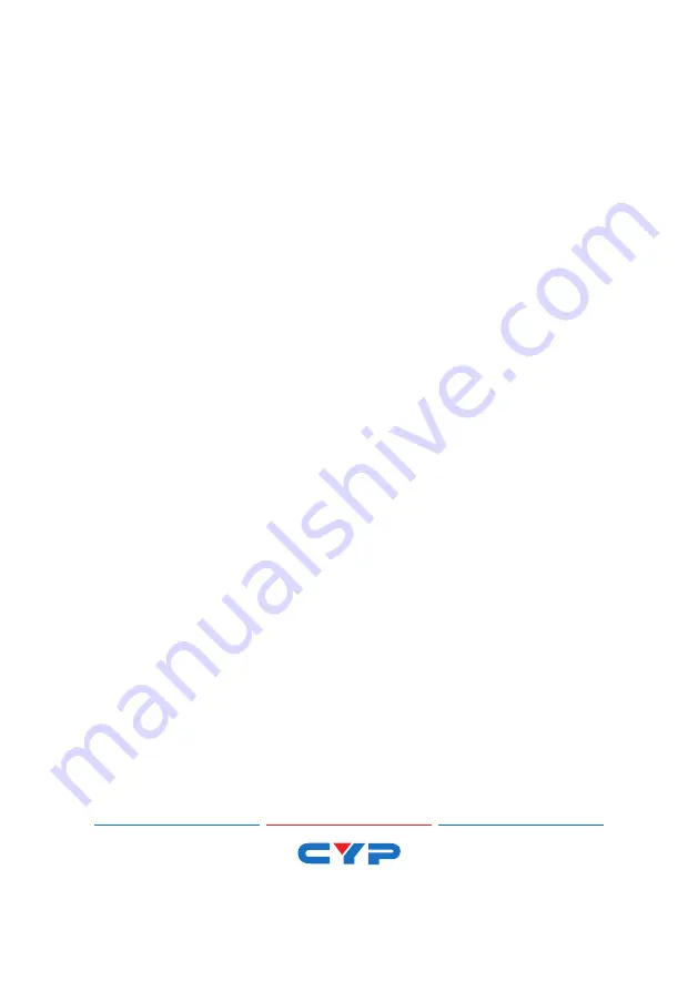 CYP CH-1527RX Operation Manual Download Page 16