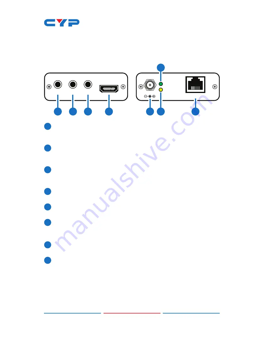 CYP CH-506RXPL Operation Manual Download Page 8