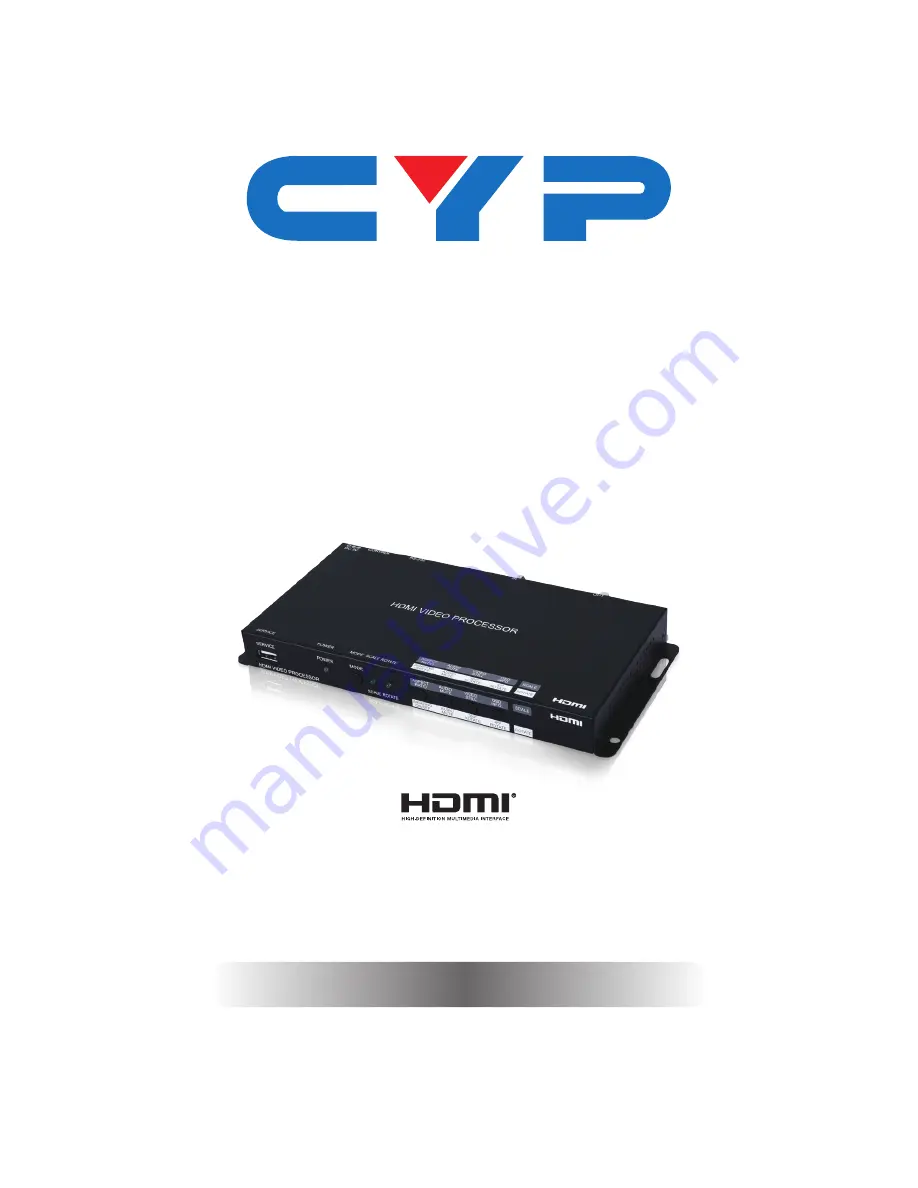 CYP CLUX-1HLR Operation Manual Download Page 1