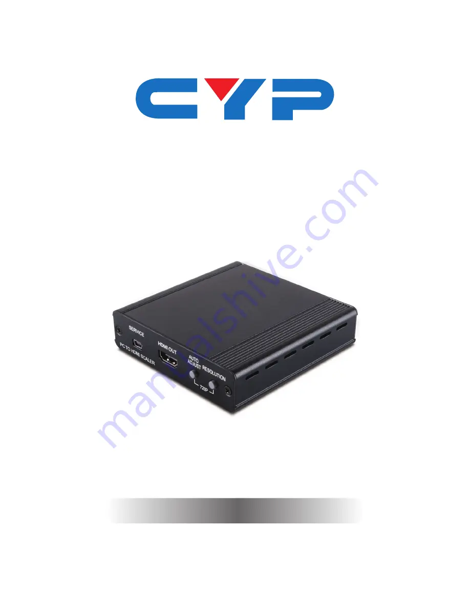 CYP CP-304 Operation Manual Download Page 1