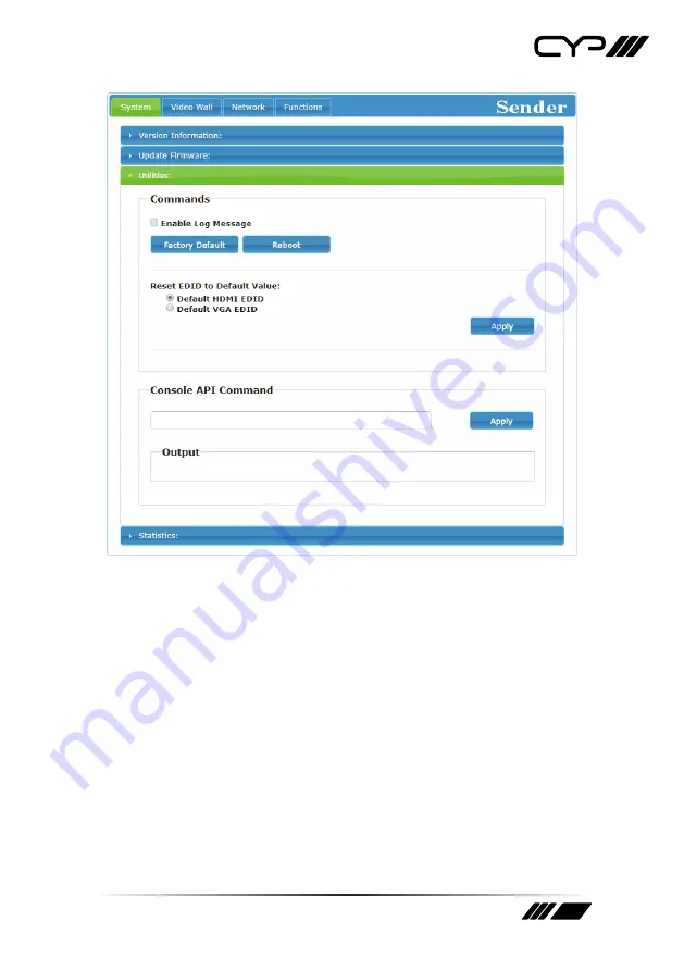 CYP IP-7000TXWP Operation Manual Download Page 17