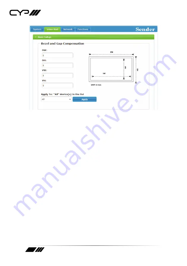 CYP IP-7000TXWP Operation Manual Download Page 20