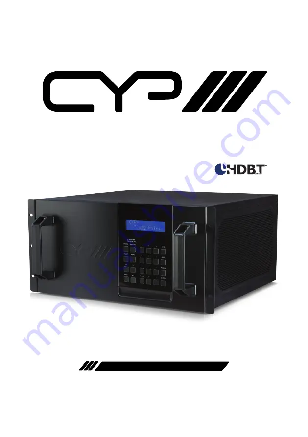 CYP MOD-32 Operation Manual Download Page 1