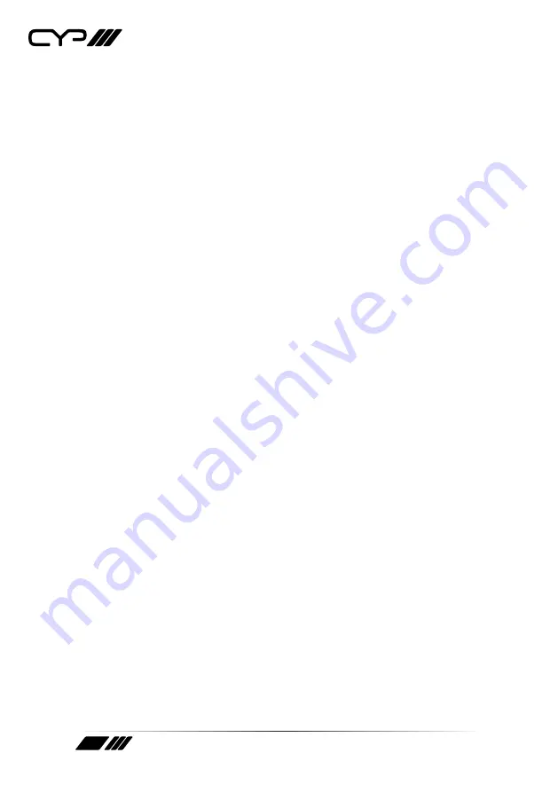 CYP PUV-1250PL-TX Operation Manual Download Page 6