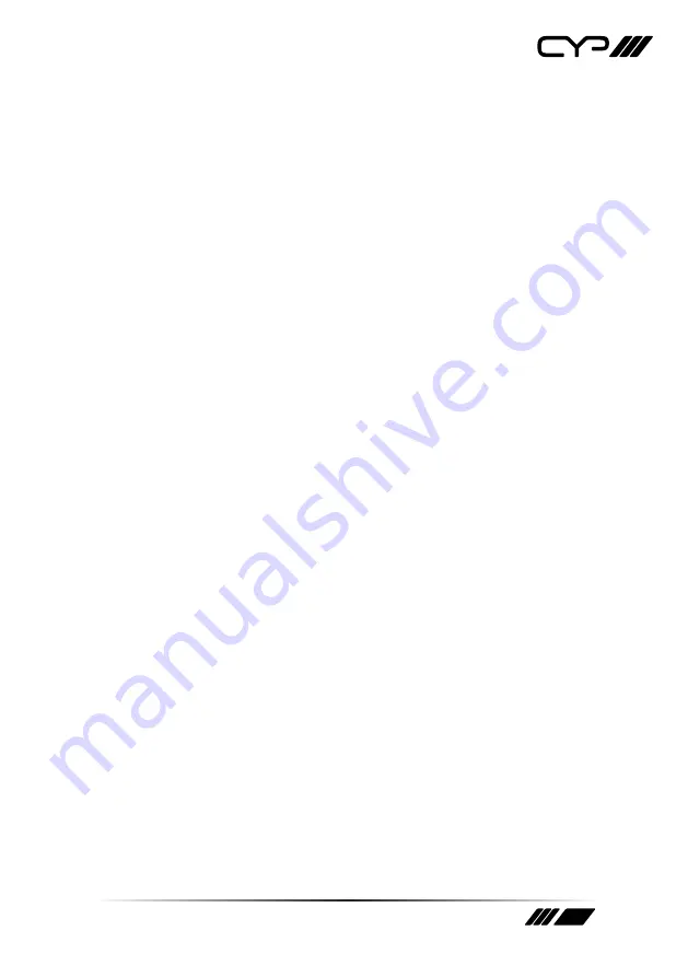 CYP PUV-1250PL-TX Operation Manual Download Page 7