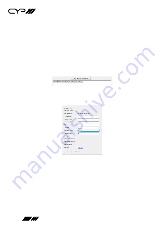 CYP PUV-1250PL-TX Operation Manual Download Page 12