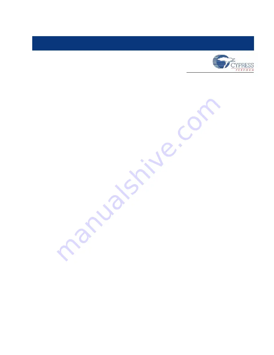 Cypress Semiconductor CY8CKIT-015 Manual Download Page 3