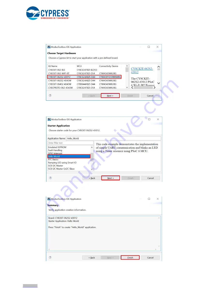 Cypress Semiconductor CY8CKIT-062S2-43012 Manual Download Page 25