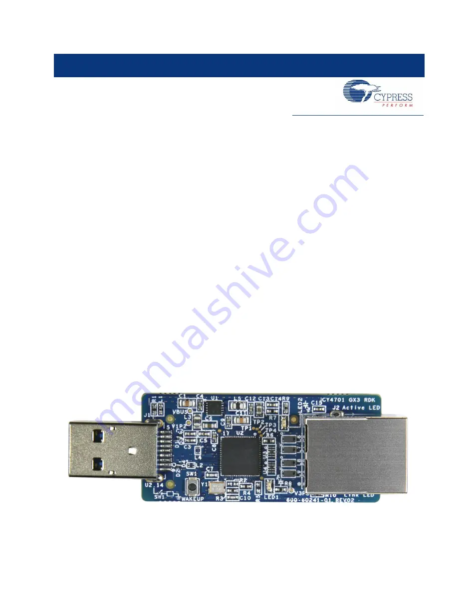 Cypress Semiconductor EZ-USB GX3 CY4701 Скачать руководство пользователя страница 5