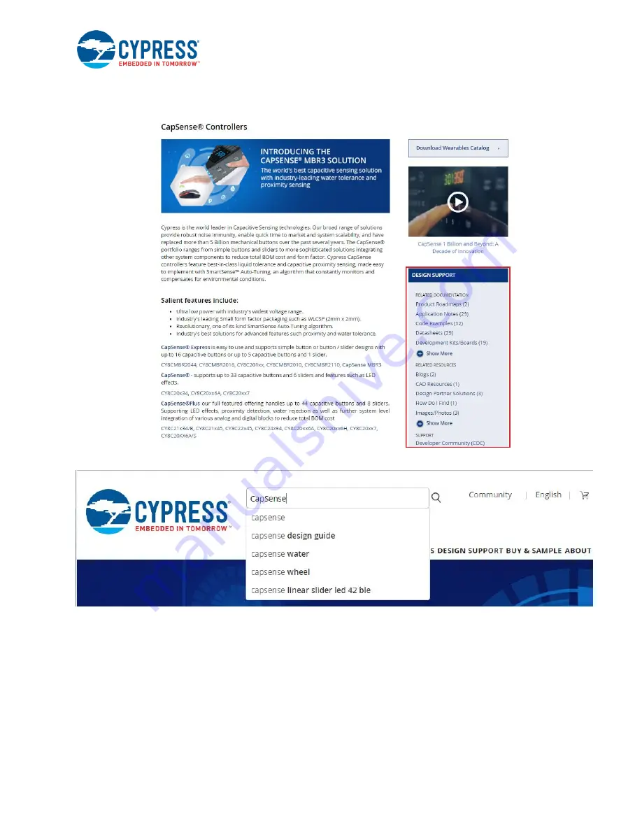 Cypress CapSense AN64846 Getting Started Download Page 104