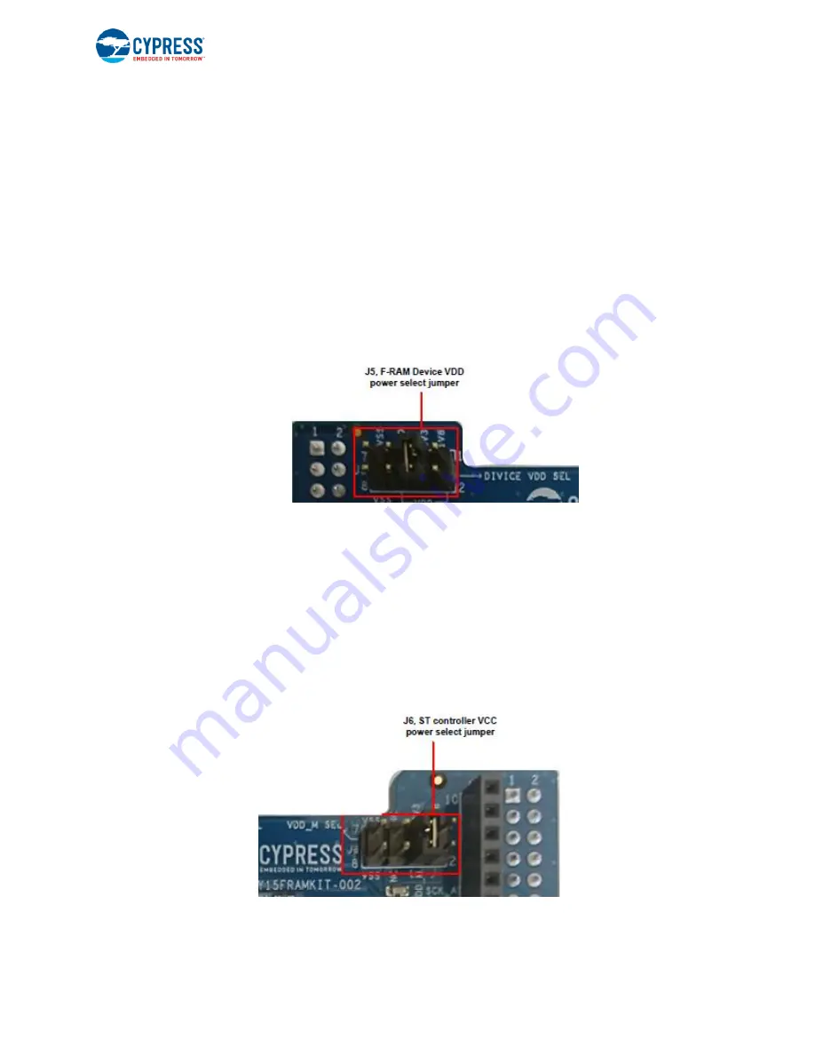 Cypress CY15FRAMKIT-002 Скачать руководство пользователя страница 6