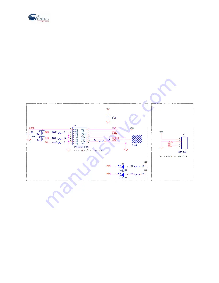 Cypress CY8C20xx7/S CapSense Series Скачать руководство пользователя страница 72