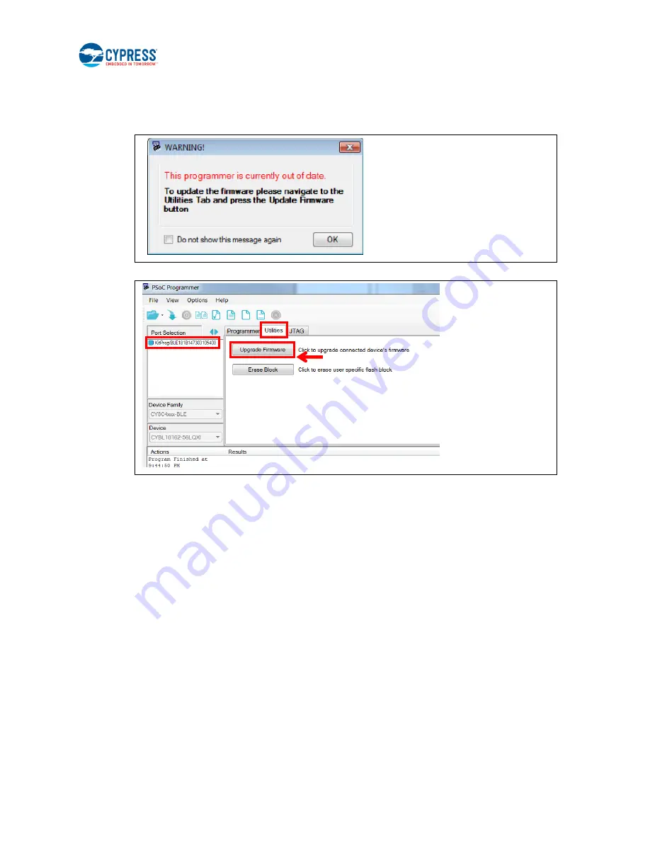 Cypress CYALKIT-E02 Reference Design Kit Manual Download Page 47