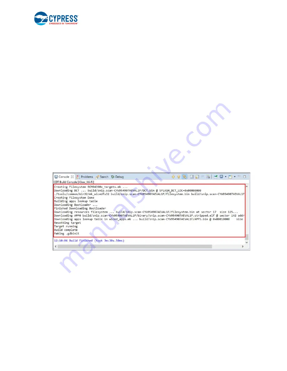 Cypress CYW954907AEVAL1F User Manual Download Page 22