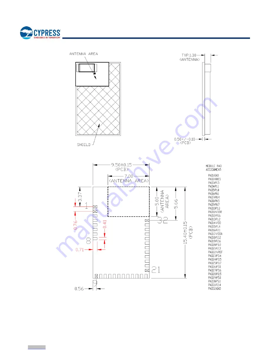 Cypress EZ-BLE PSoC CYBLE-224116-01 Скачать руководство пользователя страница 5