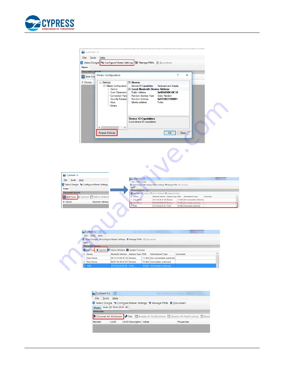 Cypress EZ-BT WICED CYBT-343026-01 Скачать руководство пользователя страница 45