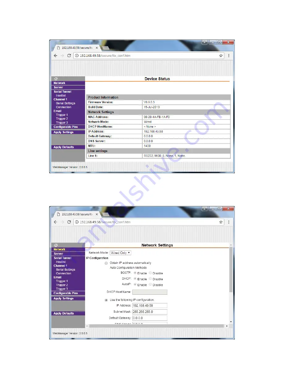 Cypress Suprex Ethernet SPX-7200C Product Manual Download Page 16