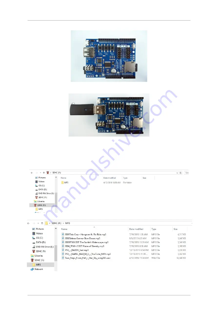 Cytron Technologies EasyMP3 Shield User Manual Download Page 11